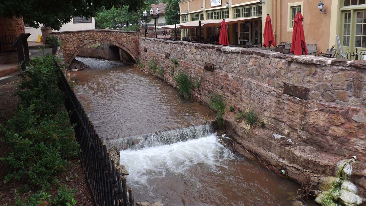 walled creek in Manitou