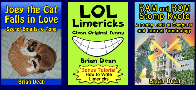 Brian's Humor book covers